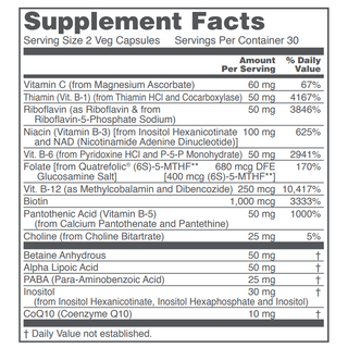 B Complex Neuro Factors, 60 kap