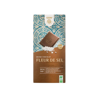 Grand Chocolat Fleur de Sel 37%, 100 g Eko