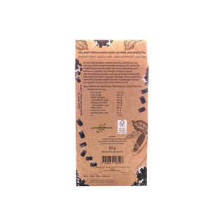 Mörk Choklad 65% Lakrits, 90 g Eko