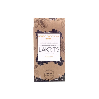 Mörk Choklad 65% Lakrits, 90 g Eko