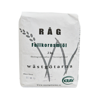 Råg Fullkornsmjöl, 2 kg Eko