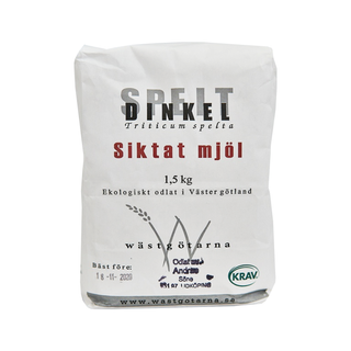 Spelt/Dinkel Siktat Mjöl, 1.5 kg Eko