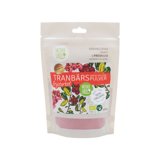 Tranbärspulver, 125 g Eko